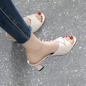 Moderne ženske papuče sa petom od 6,5 cm