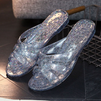 Ženske papuče sa ravnim đonom dva modela