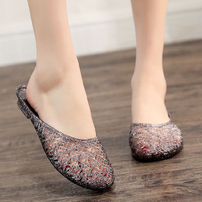 Ženske papuče sa ravnim đonom dva modela