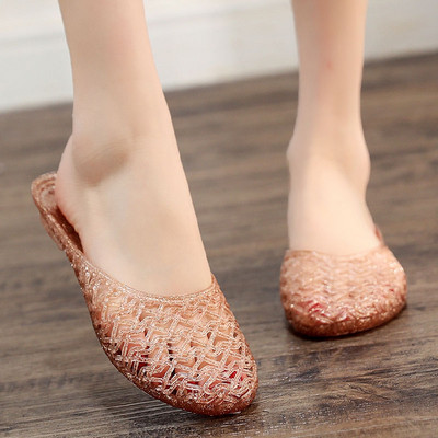 Ženske papuče sa ravnim đonom dva modela