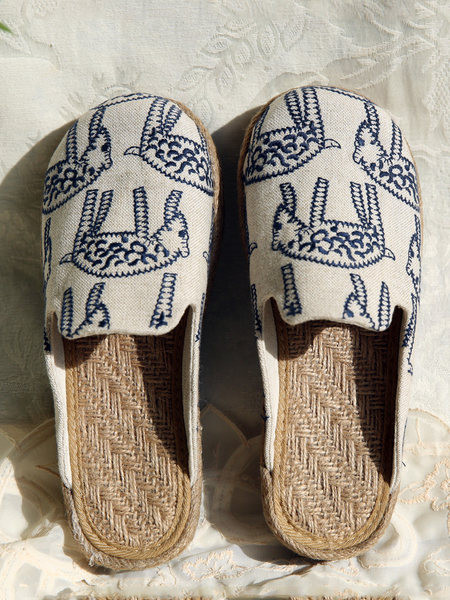 Ležerne papuče s vezom