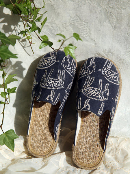 Ležerne papuče s vezom