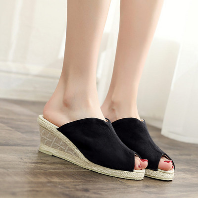 Novi model ženskih casual papuča sa visokim potplatom 7 cm