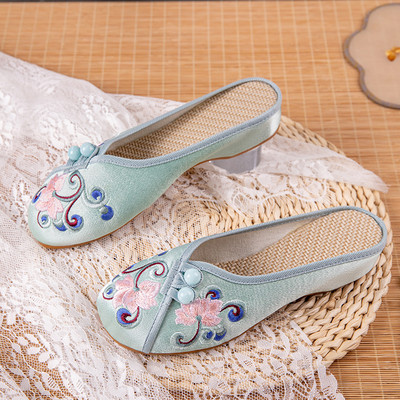 Ležerne ženske zatvorene papuče s vezom