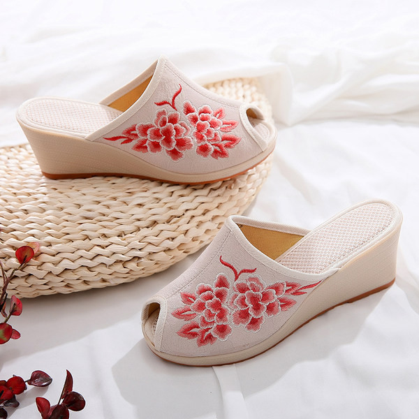 Novi model ženskih papuča sa vezom - više boja