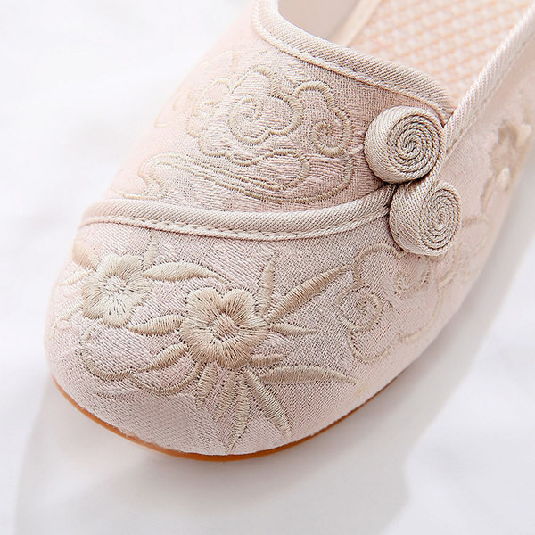 Ležerne ženske papuče s vezom i 3D dekoracijom