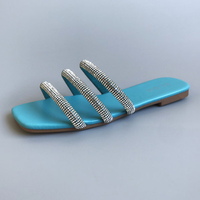 Ženske moderne papuče s kamenčićima