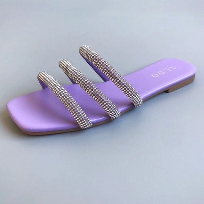 Ženske moderne papuče s kamenčićima