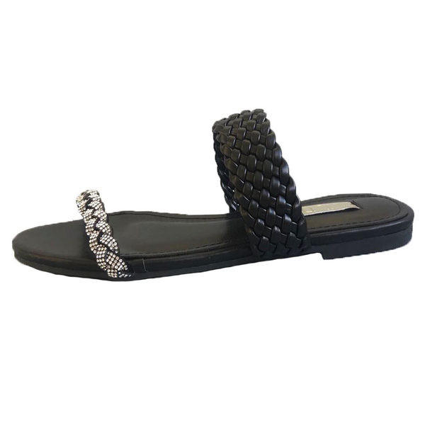 Ljetne ženske papuče sa kamenčićima - tri boje