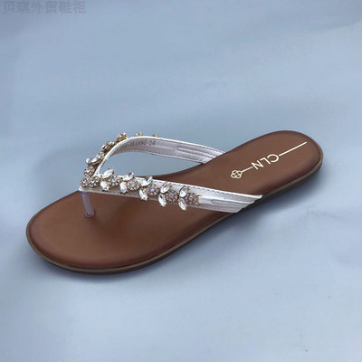 Ženske casual papuče s vrhovima s kamenčićima