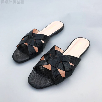 Ženske moderne papuče od umjetne kože više boja