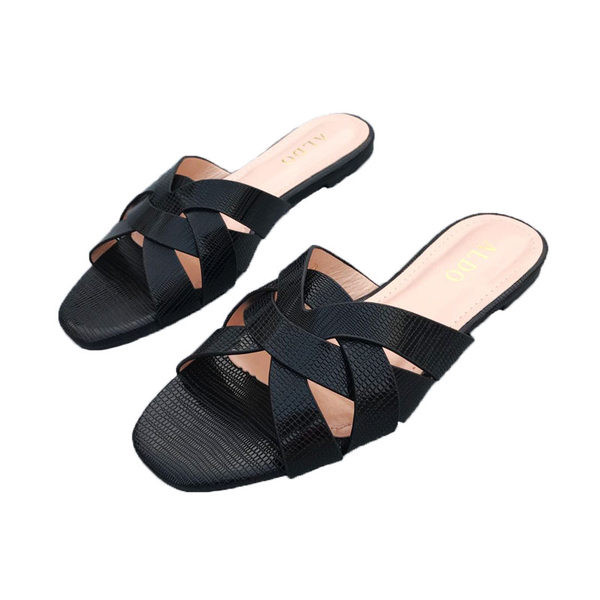 Ženske moderne papuče od umjetne kože više boja