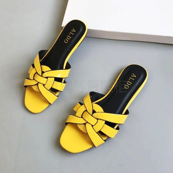 Ljetne casual papuče s remenom od umjetne kože