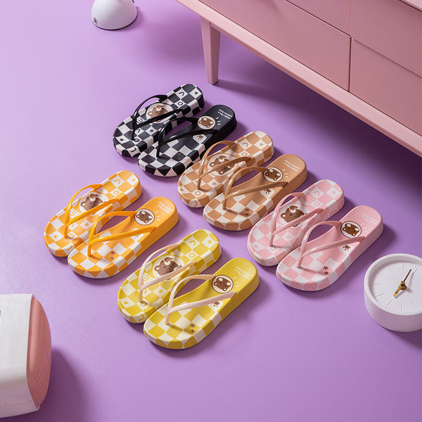 Naiste silikoonist sussid, mille varvaste vahel on rihmad