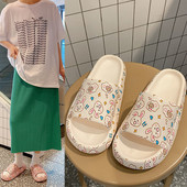 Ženske gumene papuče s printom u boji - različiti modeli