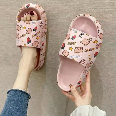 Ženske gumene papuče s printom u boji - različiti modeli