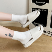 Novi model ženskih jednobojnih papuča sa ravnim đonom