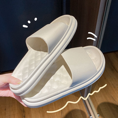 Novi model ženskih jednobojnih papuča sa ravnim đonom