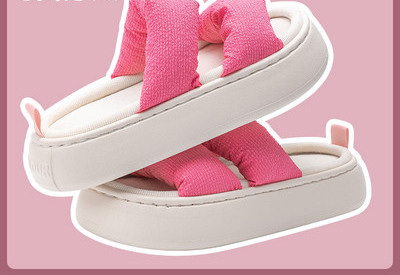 Linased sussid naiste suverõivad kuumad tüdrukud võrk punane INS armsad siseruumides mood sandaalid paksu põhjaga sussid vaigistatud