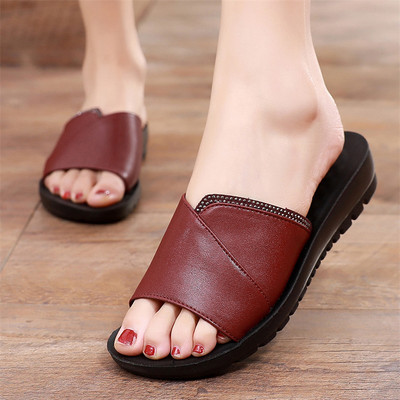 Uus mudel ökonahast dekoratiivkivide ja lameda tallaga naiste sussid