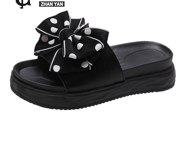 Ženske papuče s tekstilnom trakom