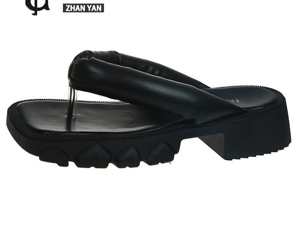 Moderne ženske papuče s grubim potplatom