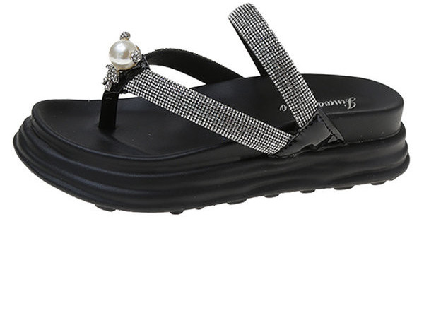 Svakodnevne papuče s kamenčićima kroz prste