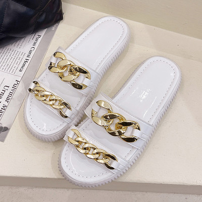 Moderne ženske papuče sa metalnim elementima