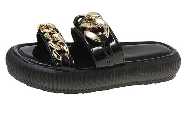 Moderne ženske papuče sa metalnim elementima