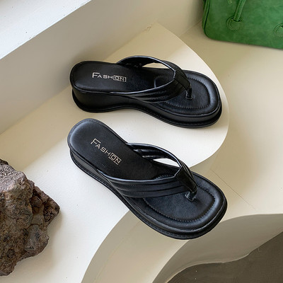 Casual ženske papuče kroz prste - tri boje