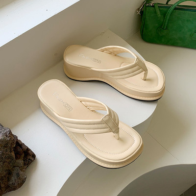 Casual ženske papuče kroz prste - tri boje