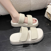 Casual γυναικείες παντόφλες με velcro