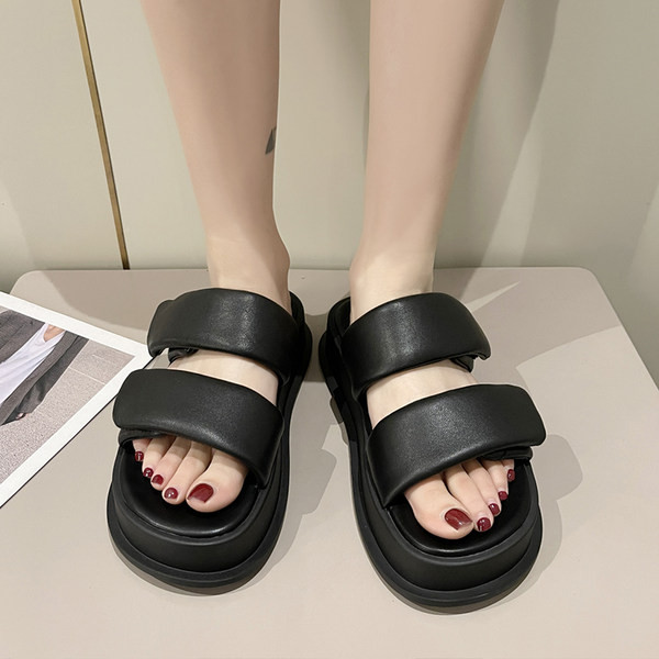 Casual γυναικείες παντόφλες με velcro