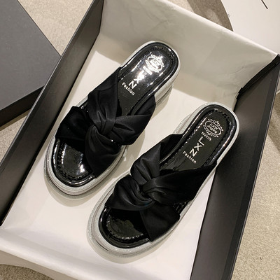 Moderne ženske papuče s visokom platformom 6 cm