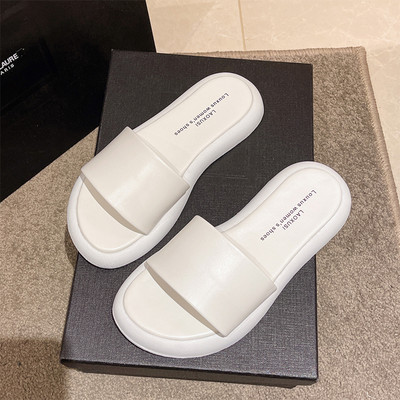 Ležerne ženske papuče s ravnim potplatom