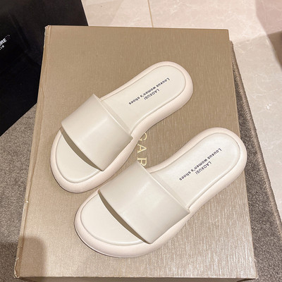 Ležerne ženske papuče s ravnim potplatom