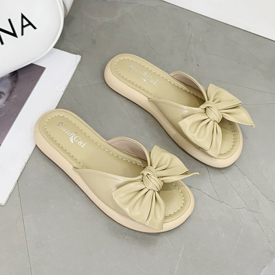 Ежедневни чехли с панделка за жени