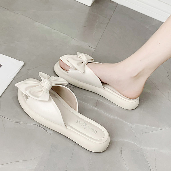 Ежедневни чехли с панделка за жени