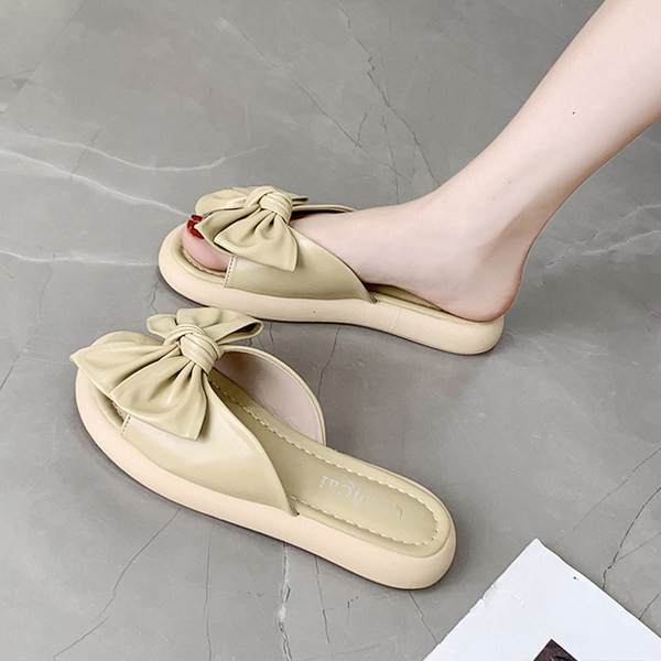 Ежедневни чехли с панделка за жени