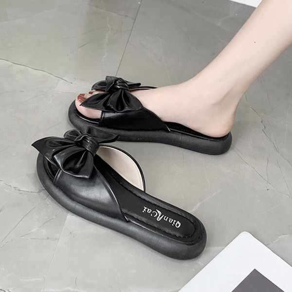 Ежедневни чехли с панделка за жени