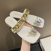 Casual ženske papuče kroz prste - tri boje