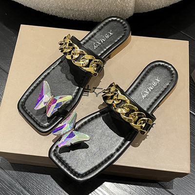 Casual ženske papuče kroz prste - tri boje