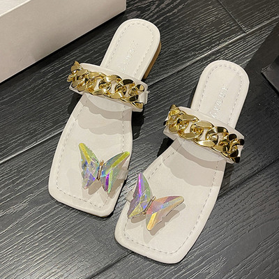 Casual ženske papuče kroz prste - tri boje