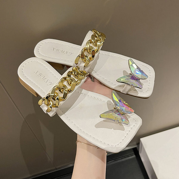 Casual ženske papuče kroz prste - tri boje