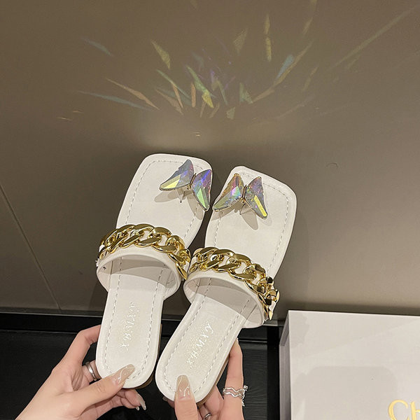 Casual ženske papuče kroz prste - tri boje