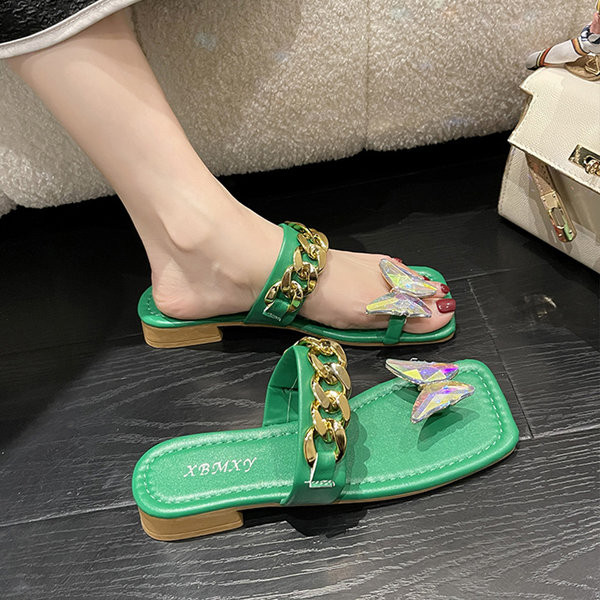 Casual ženske papuče kroz prste - tri boje