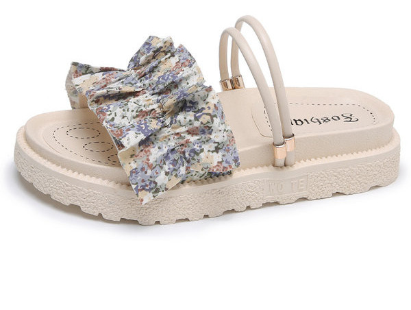 Casual παντόφλες με φλοράλ μοτίβο