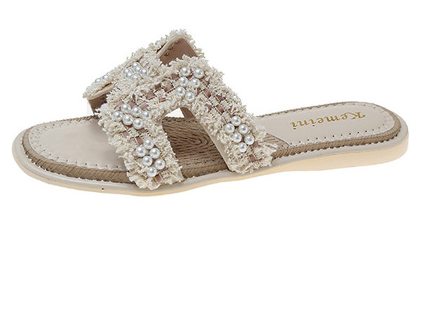 Moderne ženske papuče s ravnim potplatom