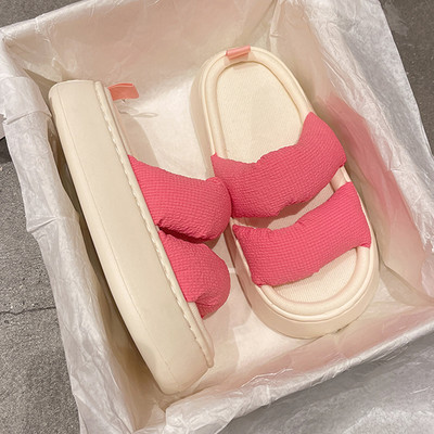 Ženske papuče s platformom i mekanim naramenicama