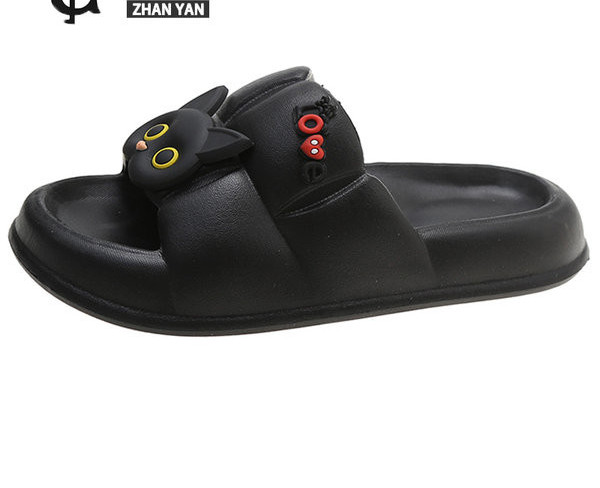 Ženske gumene papuče sa 3D aplikacijom